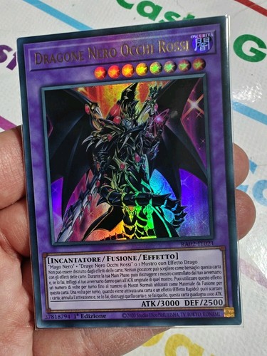 Dragone nero occhi rossi - dragone,