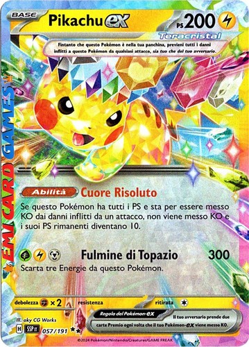 Pikachu 057 191 - ex, ita