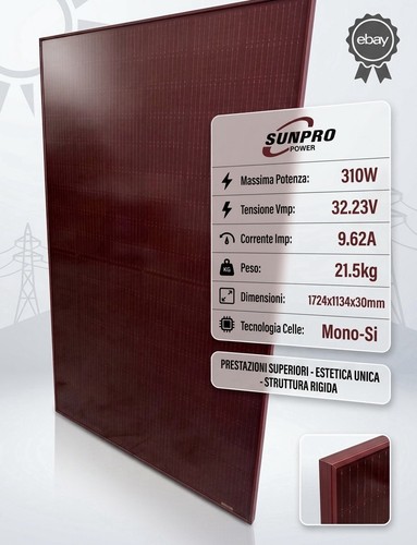 Pannello solare 310w sunpro - solare,