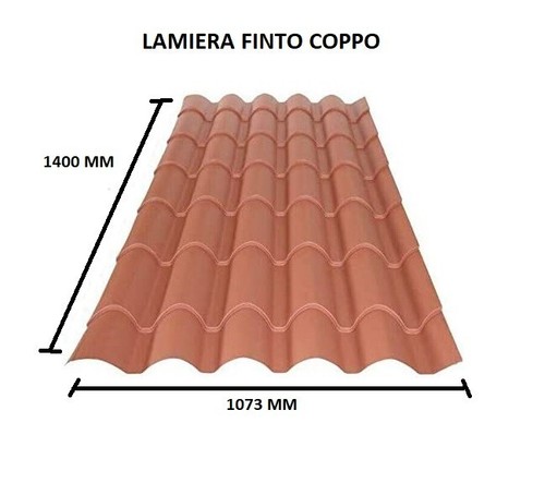 Lamiera ondulata finto coppo - ondulata,